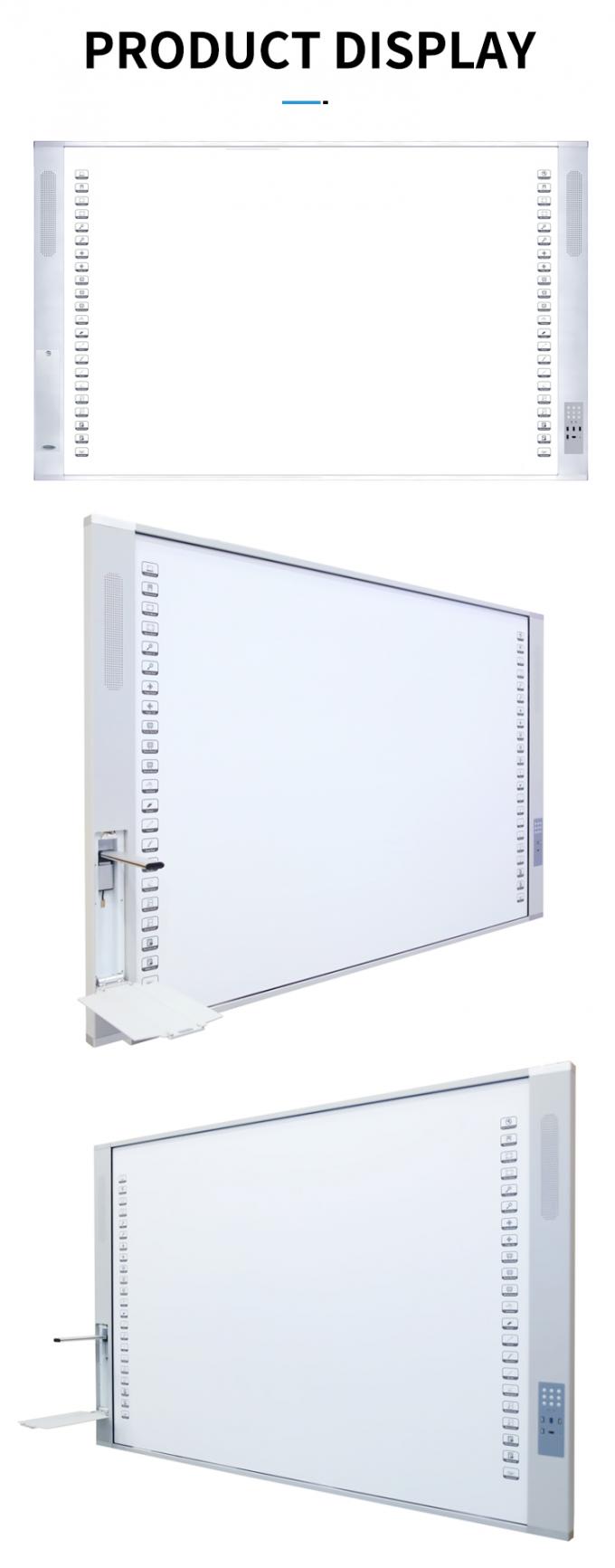 Tavola bianca portatile interattiva da 96 pollici smart con proiettore laser 10