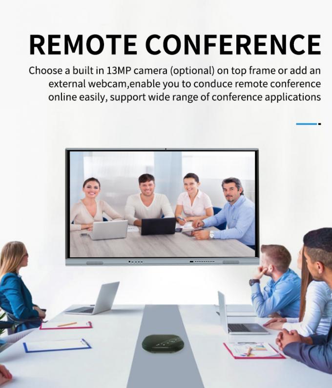 Iboard Nuovo prodotto Display intelligente 98" 4K Display interattivo a pannello piatto Display touch screen di grandi dimensioni Monitor per sala riunioni 1