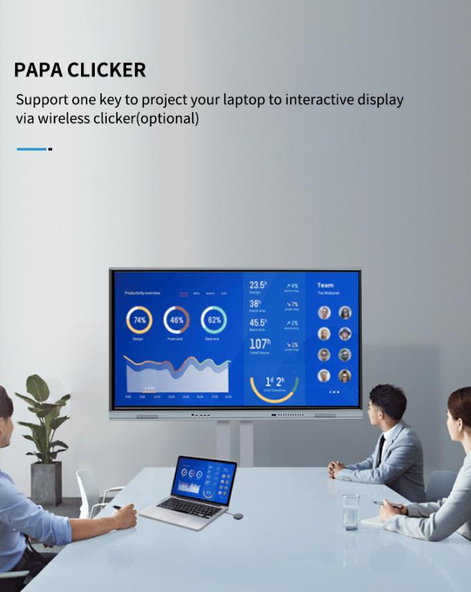 Iboard Nuovo prodotto Display intelligente 98" 4K Display interattivo a pannello piatto Display touch screen di grandi dimensioni Monitor per sala riunioni 2