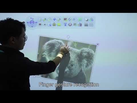 iBoard Proiettore portatile laser DLP economico 4K Whiteboard Proiettore Ultra Short Throw per classe Tavole didattiche scolastiche