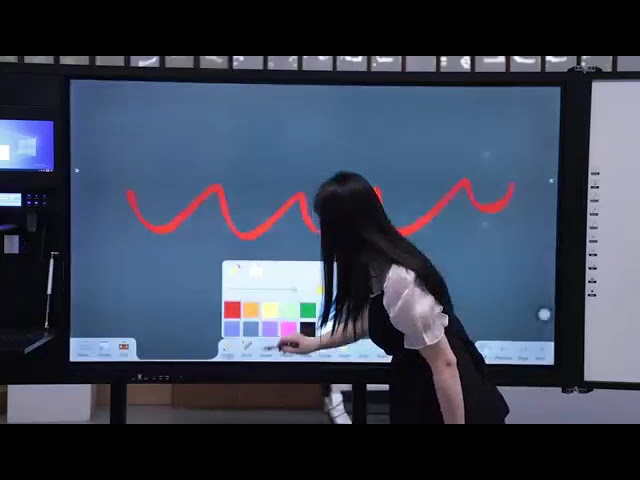 65/75/86/98" Attrezzature didattiche Insegnamento Tutto in uno Smart Whiteboard lavagna interattiva lavagna digitale per l