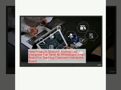 Nuovi prodotti Riotouch Android Led Interattivo Flat Panel 4k Whiteboard Smart Board Per l'insegnamento in classe Interattivo Board