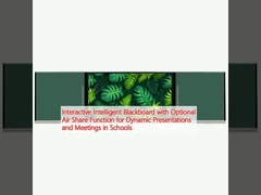 Tavola nera intelligente interattiva con funzione di condivisione dell'aria opzionale per presentazioni dinamiche e riunioni nelle scuole