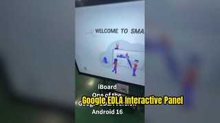 iBoard Google certificato EDLA Android 16