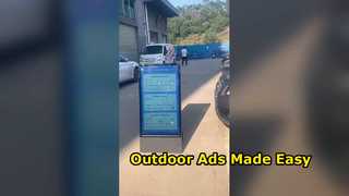 Segnaletica digitale portatile per esterni iBoard