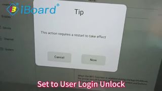 Funzione NFC sulle lavagne per riunioni Smart