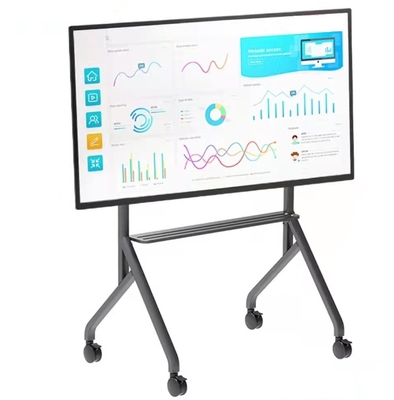Mobile Stand per TV LCD interattivo da 65-86 pollici Display a pannello piatto Interattivo lavagna con ruota universale di alta qualità