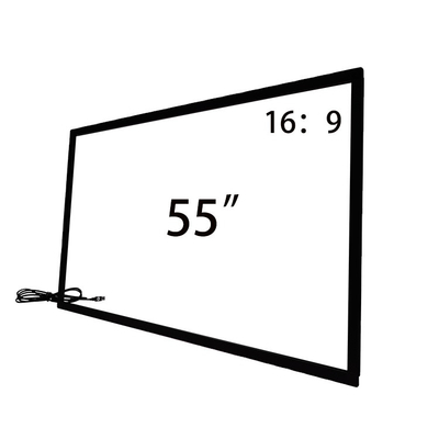 55" multi struttura di touch screen infrarossa di IR della struttura della sovrapposizione di conversione di tocco di USB per il chiosco del monitor