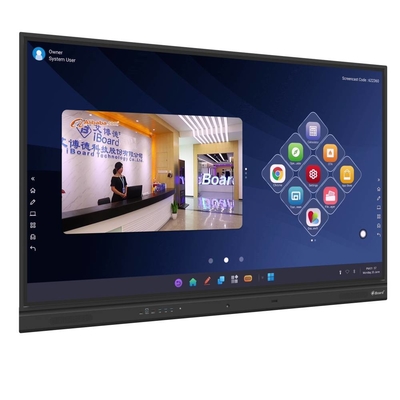 iBoard 75 86 Inch Smart Touch Screen Interactive Board Display Interactive Whiteboard Per la sala riunioni della classe