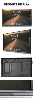 Tabellone interattivo di lavagna del touch screen di DLED 75 Digital, flash di 3G RAM 32G, per l'ufficio