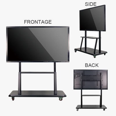 55" 86" Interactive Whiteboard Stand 200KGS con VESA Standard Facile da usare e installare