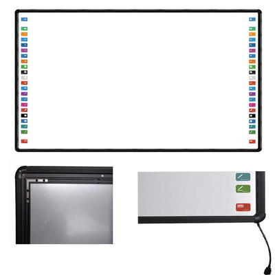 Tavola bianca interattiva da 86 pollici Smart TV Monitor Tavola con proiettore per la scuola