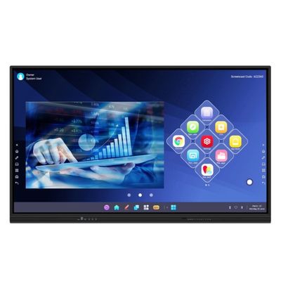 Display a schermo piatto interattivo da 98 pollici 65/75/ 86 pollici 4K Multi Touch Screen