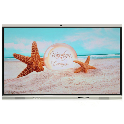 65 pollici Interattivo touch screen monitor Smart board con microfono della fotocamera OPS