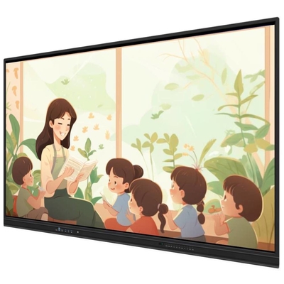 All In One Interactive Whiteboard 65 75 86 Inch Media Player Multi Touch IR Points Smart TV Board Per ufficio di formazione