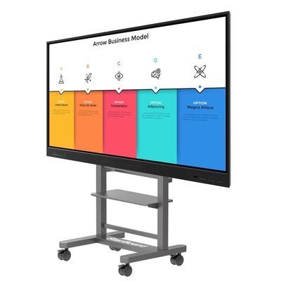 Pannello interattivo piatto da 98 pollici 65/ 86 /75 pollici 4K Interactive Boards With Array Mic Optional