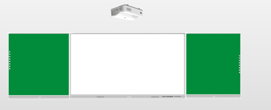 Intelligente Blackboard 75 86 98 pollici Bianco Nero Verde Android Win Dual System Touch Panel Display Per Università