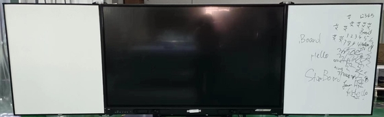 Display interattivo da 75 pollici con supporto elettronico con visualizzazione laterale