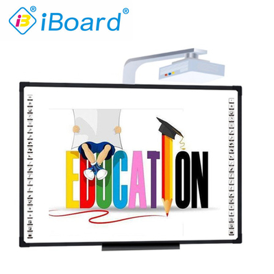 Tavola proiettore interattivo personalizzata dimensione da 82 a 120 pollici Finger Touch Smart Board PC Tavola bianca connessa USB