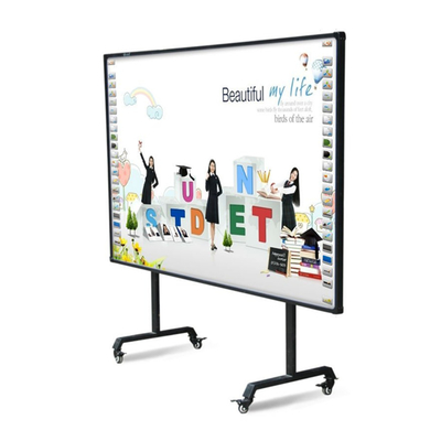 Tavola proiettore interattivo personalizzata dimensione da 82 a 120 pollici Finger Touch Smart Board PC Tavola bianca connessa USB