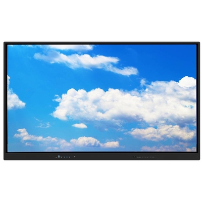 Monitor touch screen interattivo 55 65 75 86 98 110 pollici 3840*2160 4K Camera Mic Transcreen Android 13 OPS Tutto in uno
