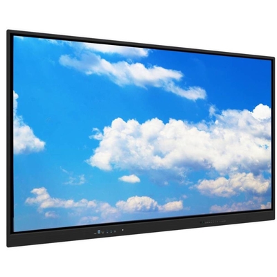 Monitor touch screen interattivo 55 65 75 86 98 110 pollici 3840*2160 4K Camera Mic Transcreen Android 13 OPS Tutto in uno