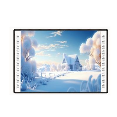 Interactive Projector Board 4K 82 85 102 Inch Side Bar 10 Touch Points USB PC Pen Finger Writing White Board Per le scuole