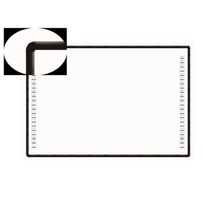 Interactive Projector Board 4K 82 85 102 Inch Side Bar 10 Touch Points USB PC Pen Finger Writing White Board Per le scuole