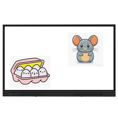 75 pollici Interactive Flat Panel 65/ 86 /98 pollici 4K Interactive board con supporto opzionale