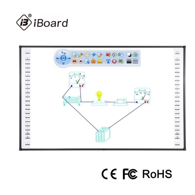 Iboard di fabbrica forniscono Smart Touch Board interattivo da 102 pollici con proiettore per la classe