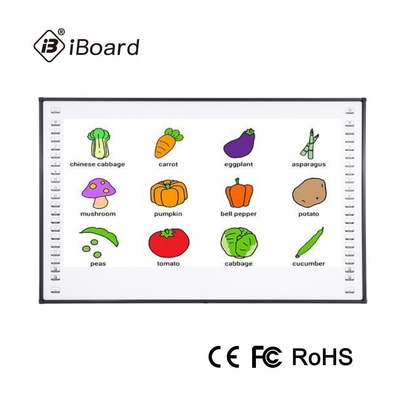 Iboard di fabbrica forniscono Smart Touch Board interattivo da 102 pollici con proiettore per la classe