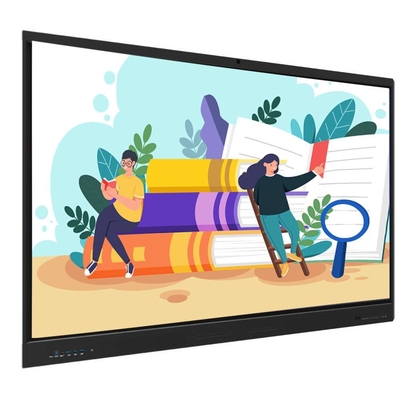 Display interattivo a pannello piatto con durata di vita 5000HRS ed efficienza 65 75 86 pollici touch whiteboard
