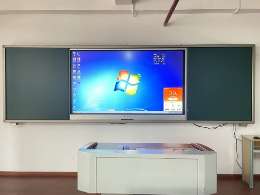 Riconoscimento manuale interattivo Tavola verde intelligente 16:9 Multi touch 10-32 punti 8 64G RAM ROM PC Android Tavola bianca