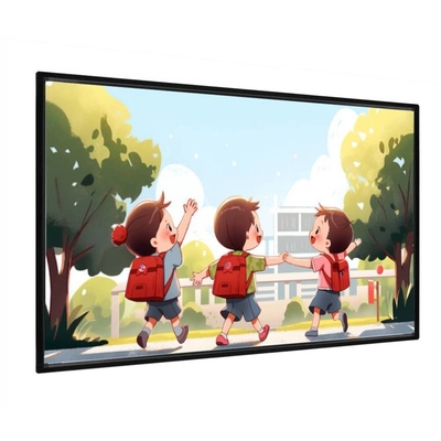 Infrarosso Multi-Touch 10 punti di scrittura Tipo penna Interattiva lavagna per le conferenze bambini delle scuole elementari USB 82 pollici