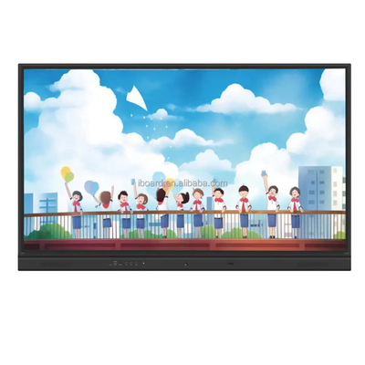 65 75 86 pollici 20 Touch Android Interactive Flat Panel con 4000:1 Contrasto 6ms con WIFI Hotspot Uscite HDMI/VGA/USB