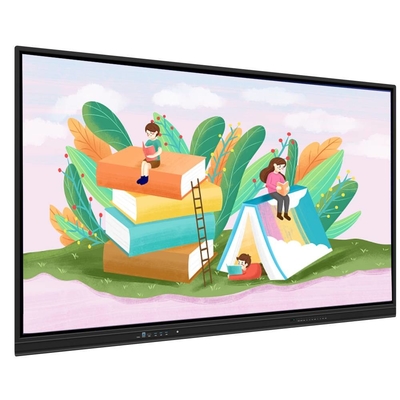 Interattivo pannello piatto con Android WIN 10 sistema 20 punti di contatto wireless condividere riconoscimento della mano per Educatuon insegnare