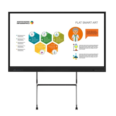 65/75/86/98" Attrezzature didattiche Insegnamento Tutto in uno Smart Whiteboard lavagna interattiva lavagna digitale per l'insegnamento