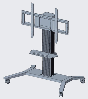 Interactive Smart Board Stand con inclinazione e altezza regolabile per schede di dimensioni 55 ~ 86 pollici