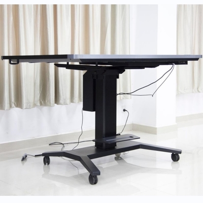 Interactive Smart Board Stand con inclinazione e altezza regolabile per schede di dimensioni 55 ~ 86 pollici