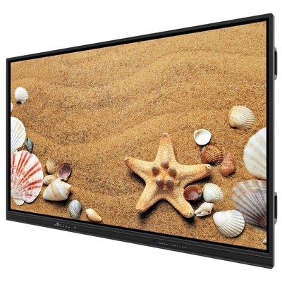 Interactive Flat Panel Android 14 USB HDMI Port EDLA Google Certified Smart Board For Teacher Studenti Sala riunioni