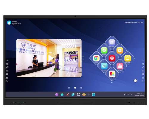 Vendita a caldo Disponibile LCD 4K da 65 a 75 pollici Disponibile Smart Board Prezzi Tavola bianca digitale Tavola bianca interattiva didattica