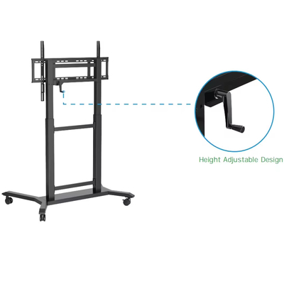 Nuovo stile supporto per pavimenti elettronico supporto per TV intelligente regolabile supporto mobile mobile montanti e carrelli