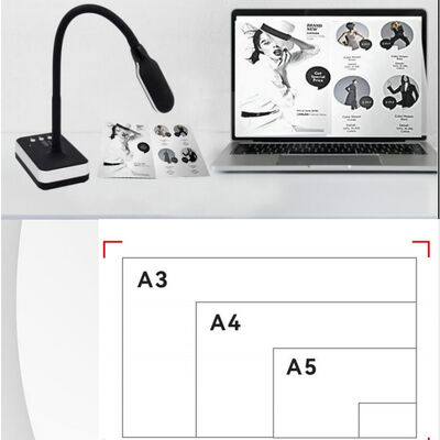 Document Camera Scanner USB Connected Visualizer Formati A3 A4 A5