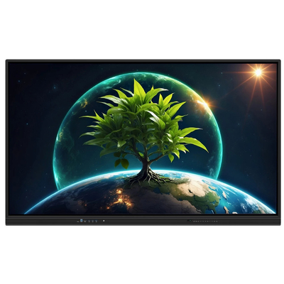 LCD Smart Board 86 pollici Android 14 con 8+128G 40 punti di contatto wifi bt hdmi software calibrato per uffici scolastici