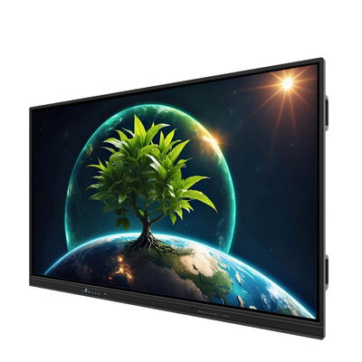 LCD Smart Board 86 pollici Android 14 con 8+128G 40 punti di contatto wifi bt hdmi software calibrato per uffici scolastici