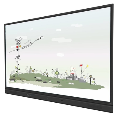 98 pollici Interactive Flat Panel Dual OS 50 punti di contatto USB HDMI WIFI Hotspot BT Con microfono in camera integrato per l'istruzione