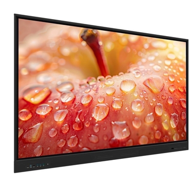 Monitor touch screen interattivo 98 pollici Smart TV con Android Windows OS Webcam Mic Internet Per l'insegnamento in sala riunioni