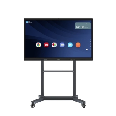 500cd/m2 Luminosità LCD Smart Board con Android OS 14 e O Grigio Nero Color del telaio