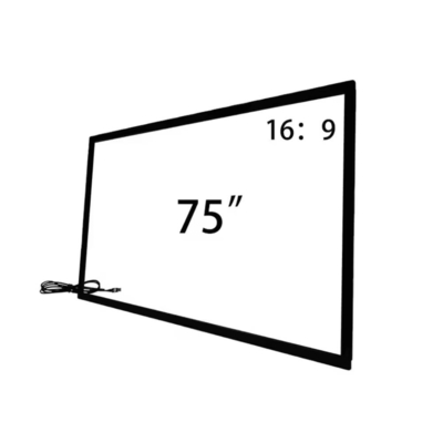55 65 75 pollici Infrarossi Touch Frame Con Usb Tempered Glass Per Tv Smart Monitor Chiosco