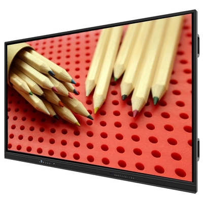 LCD Smart Board Android 14 4+32G Prezzo basso 65 75 86 Pollici USB WIFI Vetro temperato Smart TV Monitor per ufficio scolastico